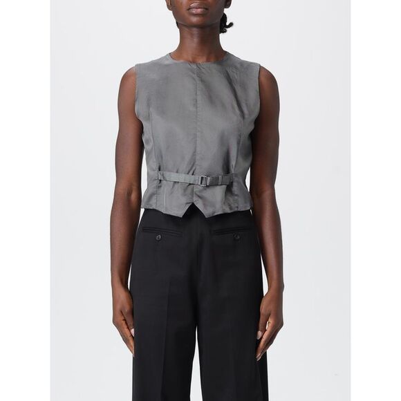 Mm6 Maison Margiela Top Woman Grey